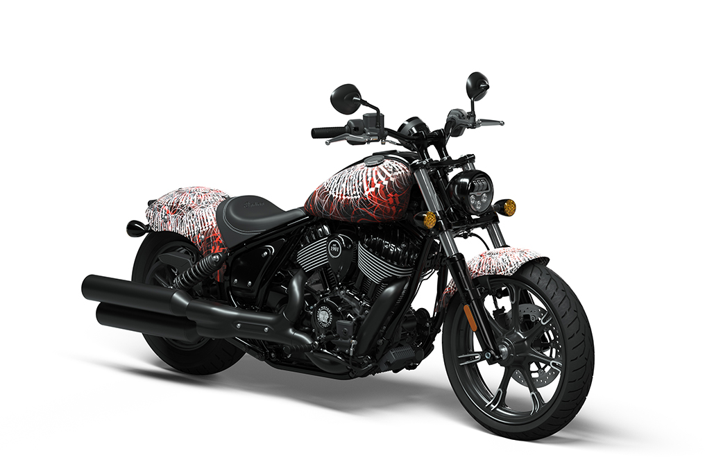 First Of Three Tattoo Inspired Art-bike Designs Revealed By Indian Motorcycle