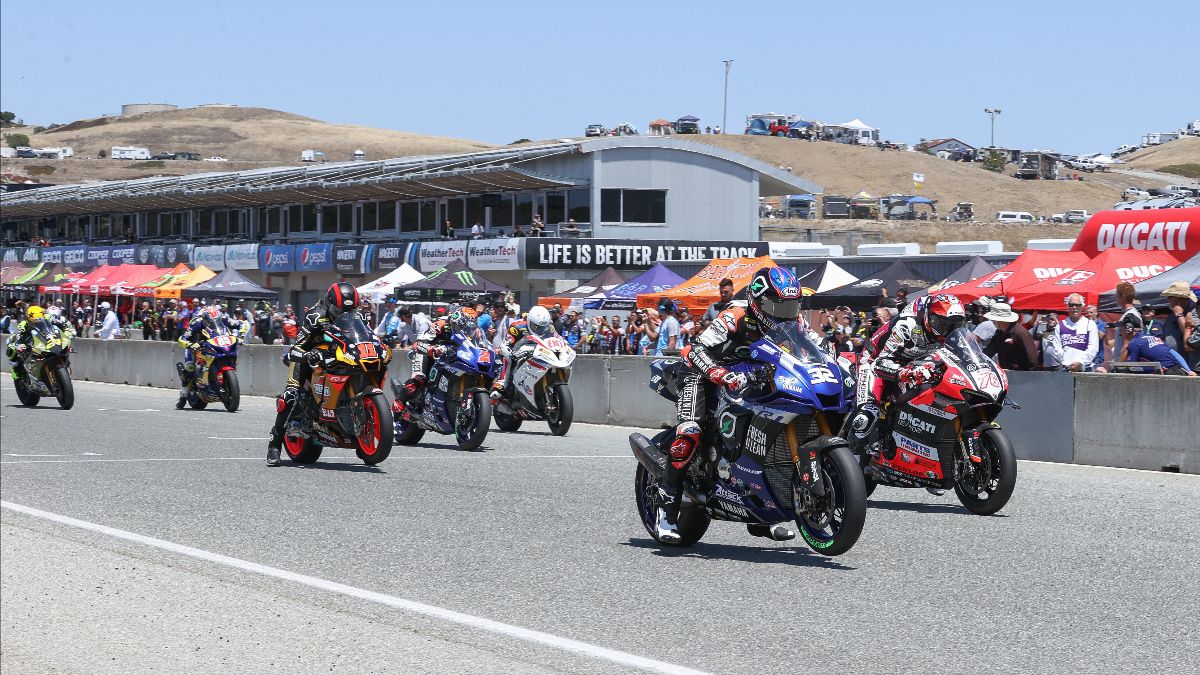 Gagne Takes His Ninth Straight Win After A Battle At Laguna Seca