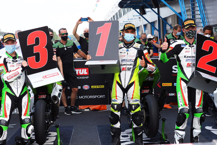 Huertas Heads Mtm Kawasaki 1-2-3 In Thrilling Worldssp300 Race 1 At Assen