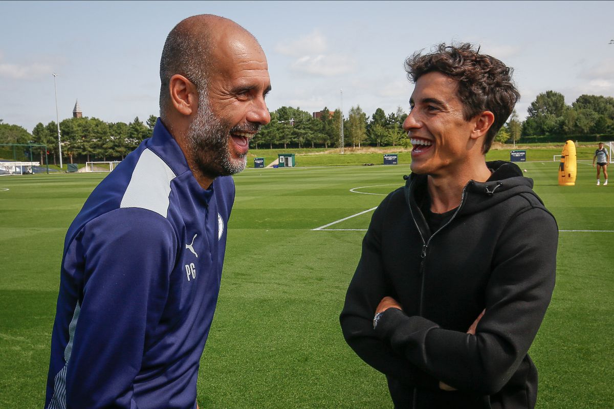 MotoGP & Manchester City: Marc Marquez meets Pep Guardiola