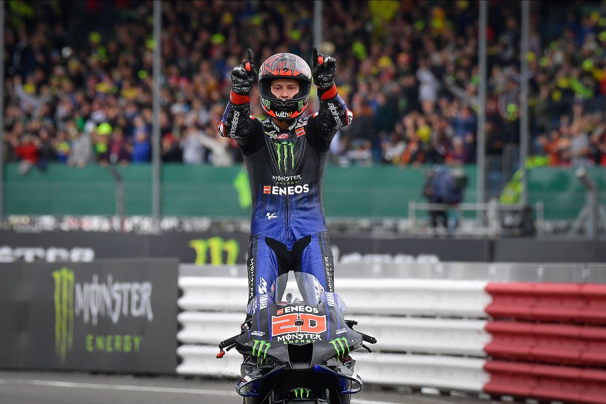 Quartararo wins, Rins second as Aleix Espargaro makes history at Silverstone