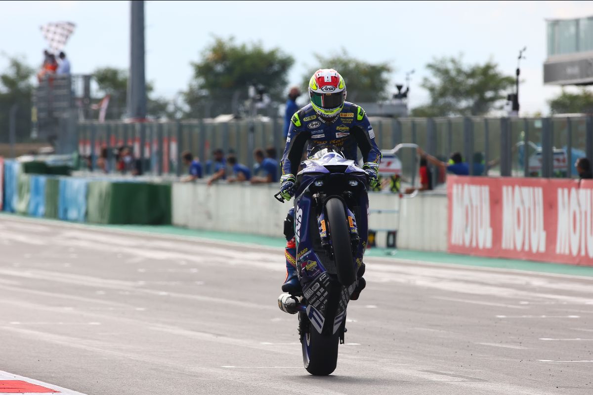 Aegerter claims win in shortened WorldSSP Race 1