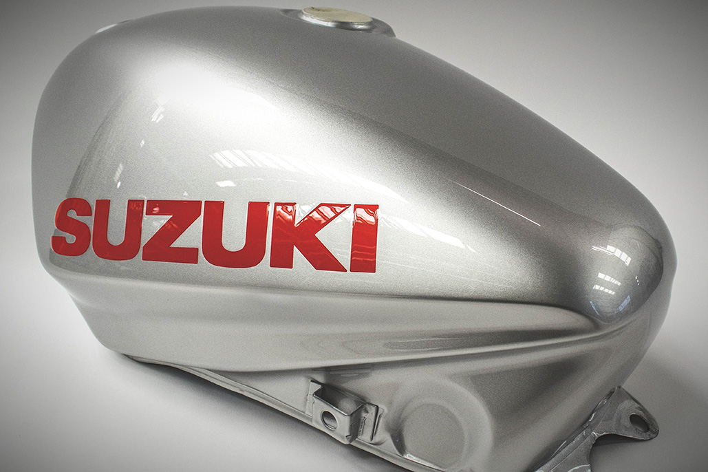 Brand new Katana fuel tanks now in stock on Suzuki Vintage Parts Programme