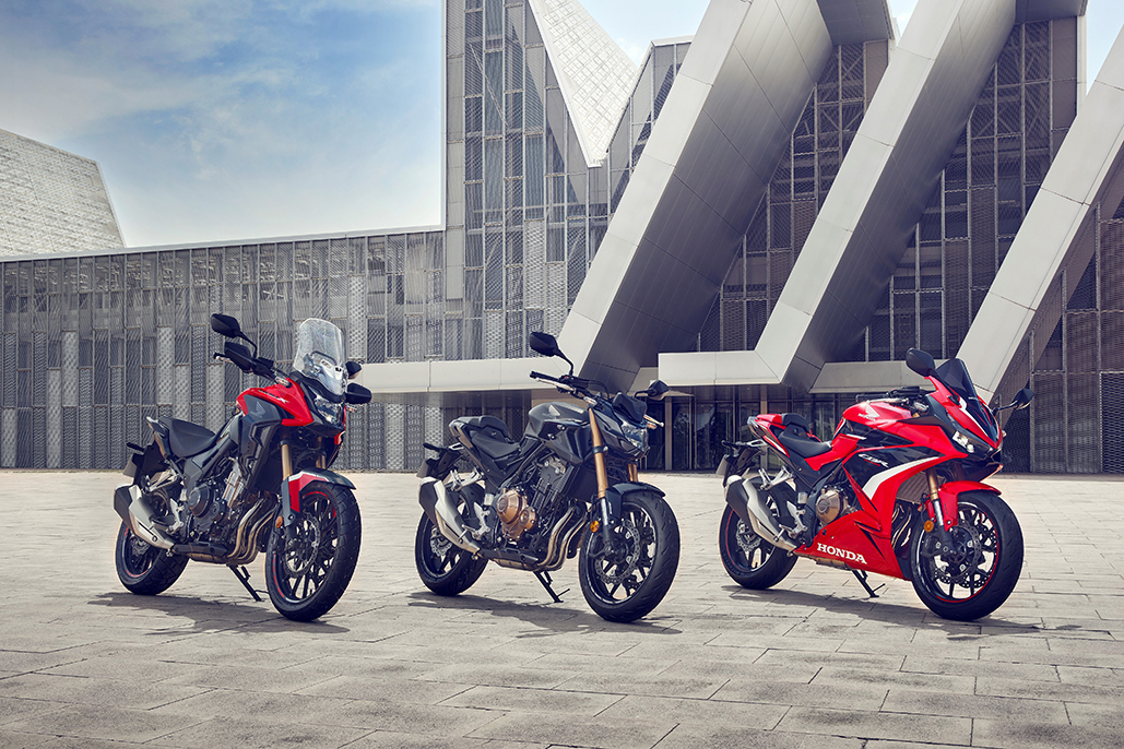 Honda’s trio of A2 licence-friendly 500cc machines