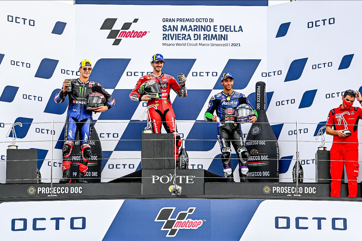 Impervious! Pecco Takes The Pressure To Paint Misano Red