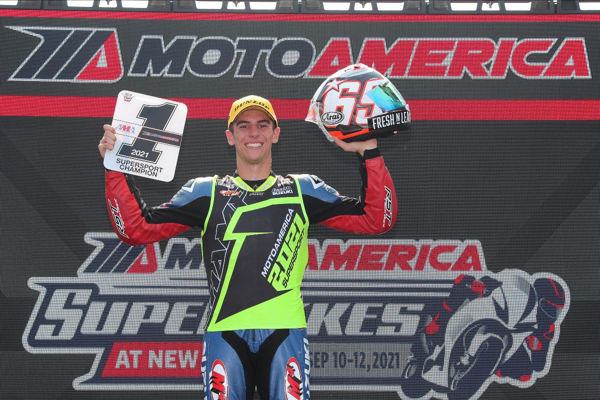 Kelly Wraps Up 2021 MotoAmerica Supersport Title