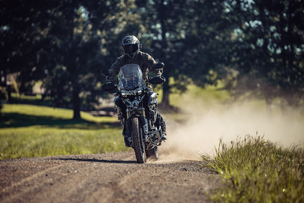 Ricky Carmichael Rides The New Tiger 1200 Prototype