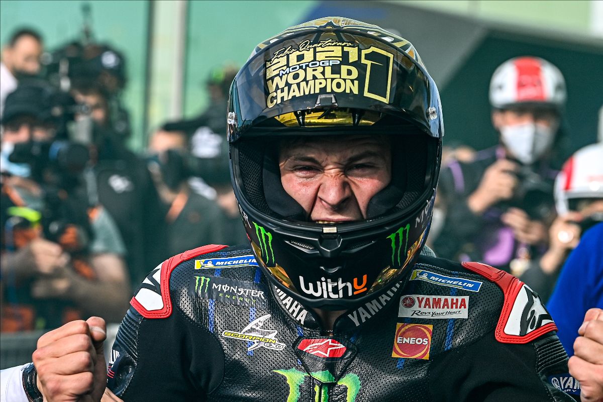 Fabio Quartararo is the 2021 FIM MotoGP World Champion