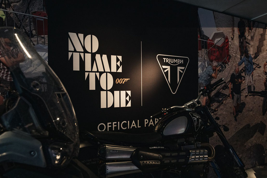 Triumph Factory Visitor Experience Launches New No Time To Die Exhibition