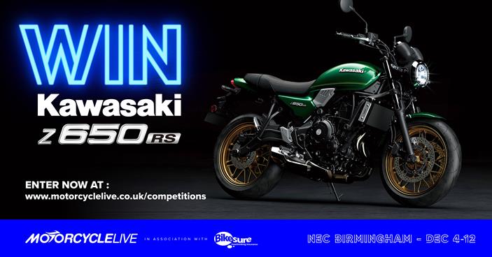 WIN! A brand-new Kawasaki Z650RS with Motorcycle Live