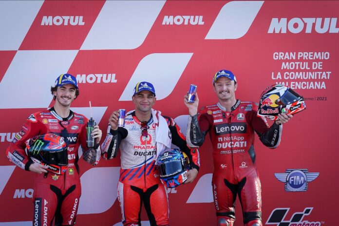 Martin, Bagnaia, Miller: A Ducati Armada Heads Mir At Valencia