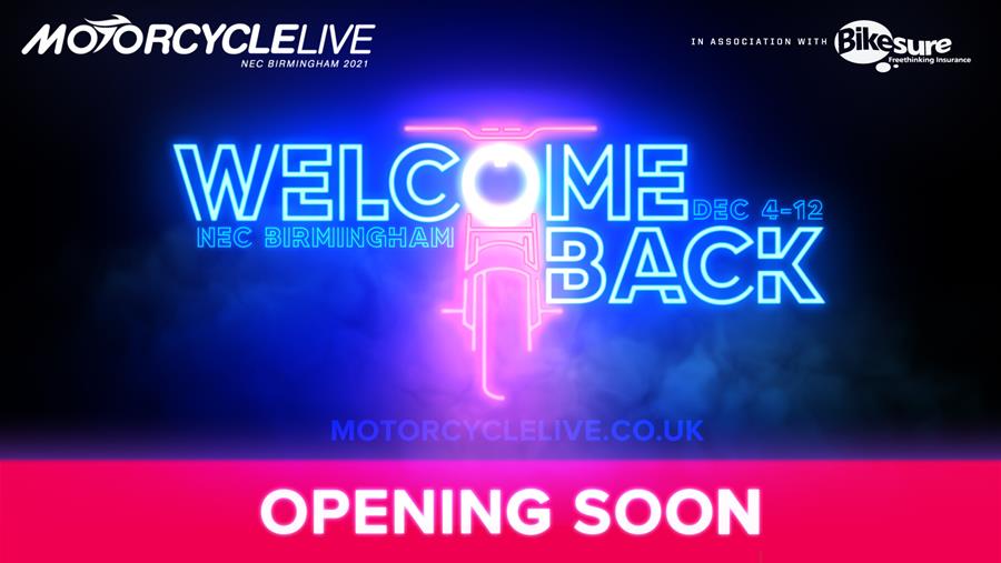 Motorcycle Live doors OPEN soon