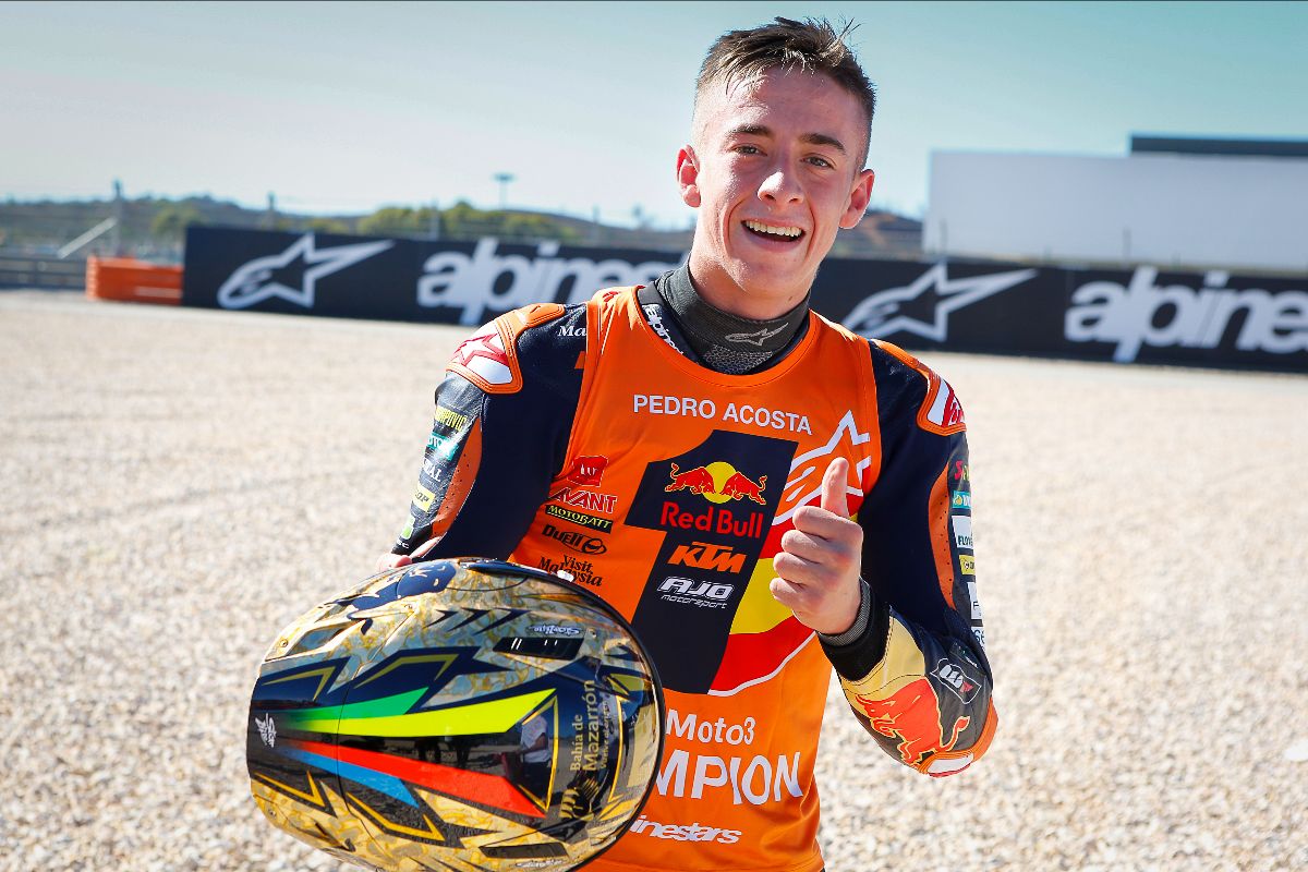 Pedro Acosta is the 2021 FIM Moto3 World Champion | Motorcycle News
