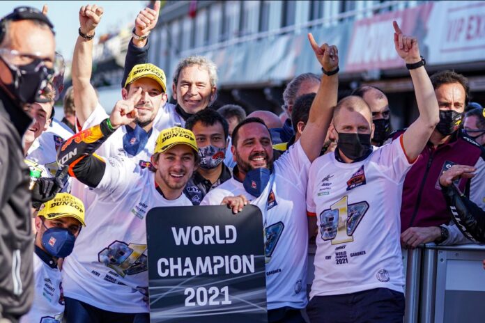 Remy Gardner Is The 2021 Fim Moto2 World Champion!