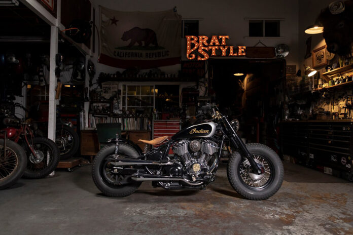 Indian Motorcycle Brat Style Chief By Go Takamine