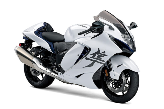 Suzuki introduces white Hayabusa for 2022