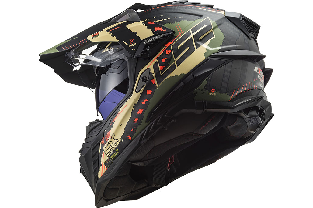 New Look For Ls2 Carbon Adventure Sport Helmet