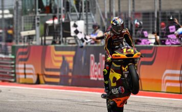 Arbolino Takes Maiden Moto2 Victory In Austin, Vietti And Canet Crash Out