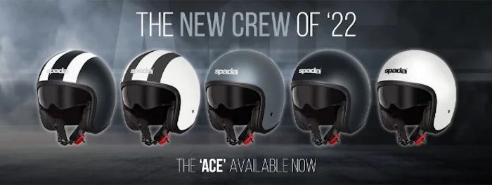 Ride in style with the Brand New Spada Ace Helmet.