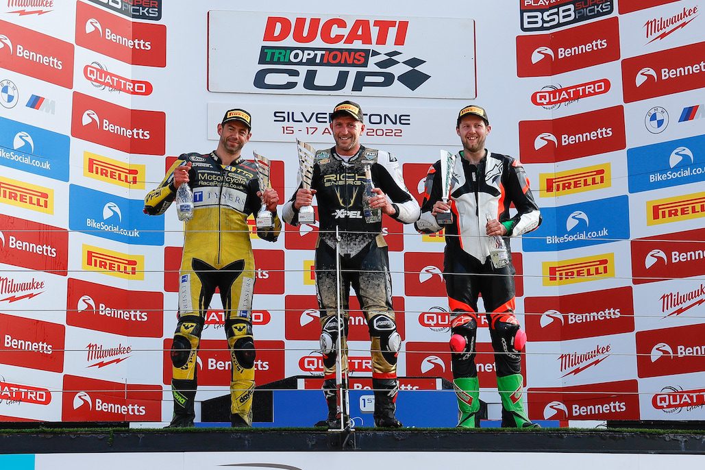 Shoubridge Does The Double At Opening Round Of The Ducati Trioptions Cup At Silverstone