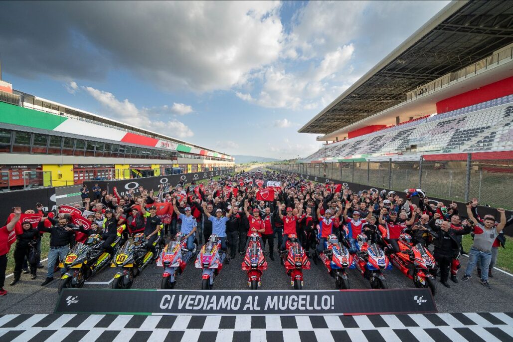 Ducati riders saddle up from Bologna to the track