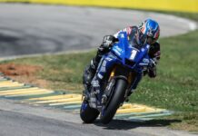 Gagne Leads Day One At Vir, Half A Second Covers Top Five In Medallia Superbike