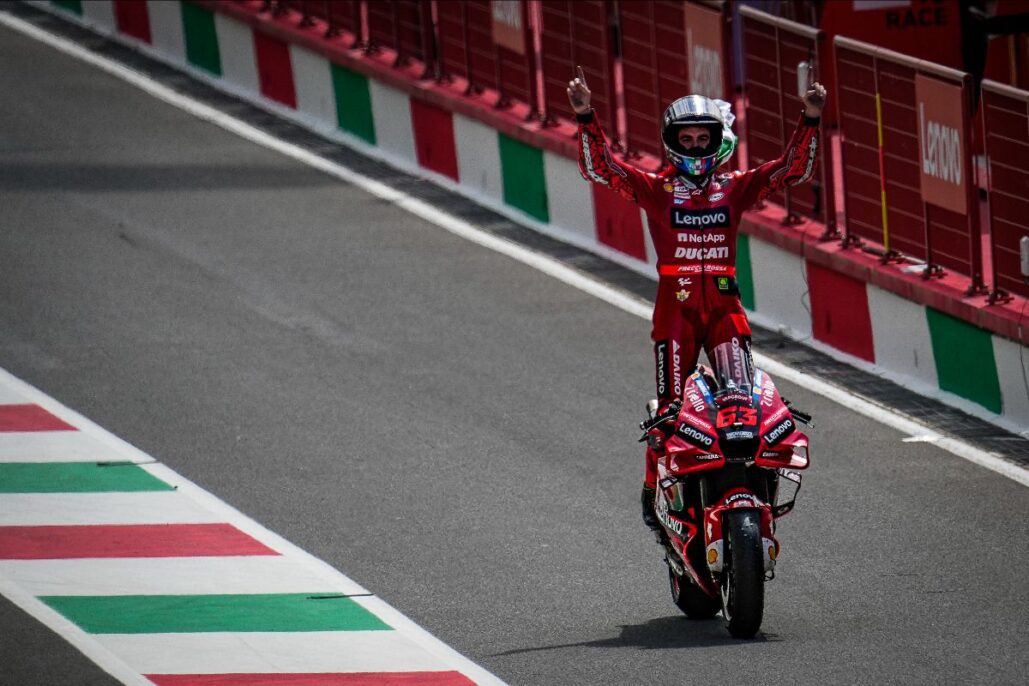 Pecco paints a masterpiece to defeat Quartararo at Mugello