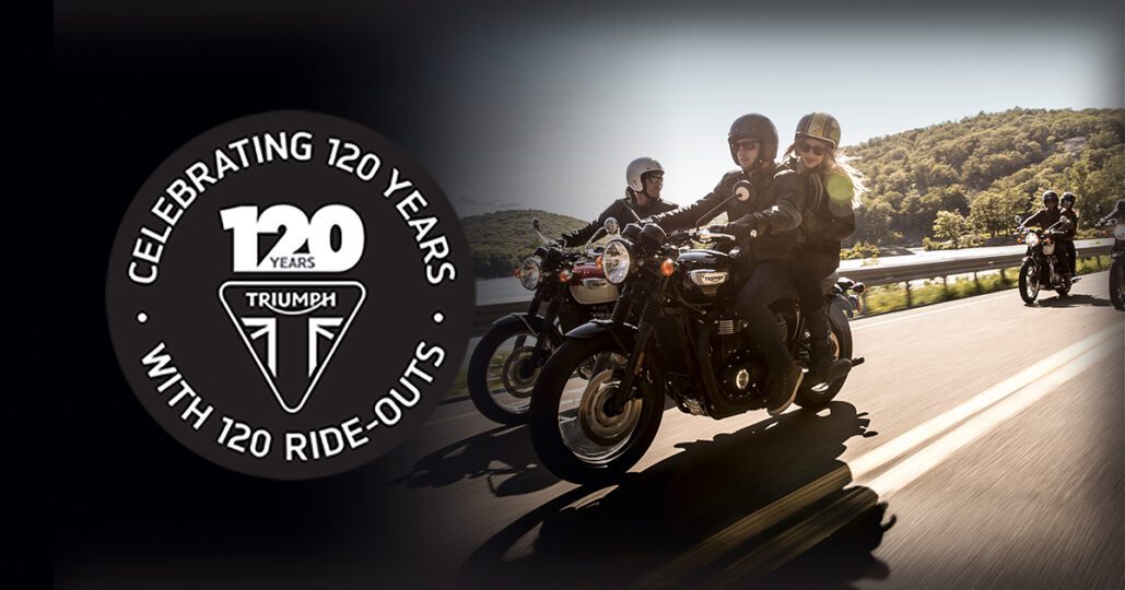 Triumph Motorcycles Celebrates 120th Anniversary With 120 British Ride-outs