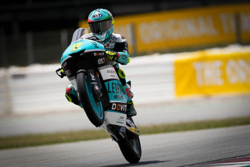 Foggia heads a fast front row in Moto3