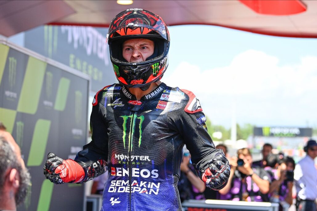 Quartararo escapes early drama and late blunders for a fabulous win in Barcelona