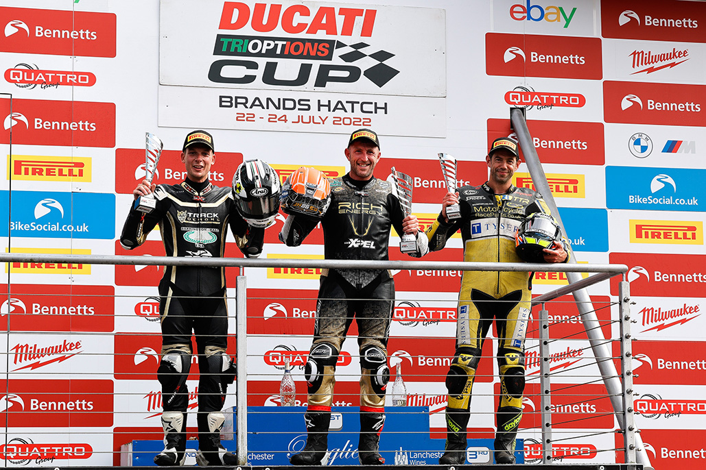 David Shoubridge And Blaze Baker Share The Spoils At Brands Hatch