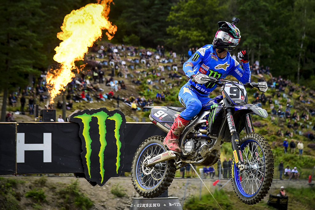 Seewer and Geerts Put Yamaha on the Top Step at the MXGP of Sweden