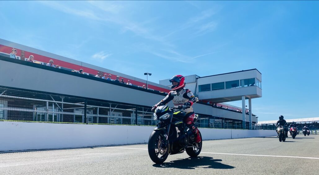 Triumph Celebrates 120th Anniversary With A Parade Lap At Silverstone Gp