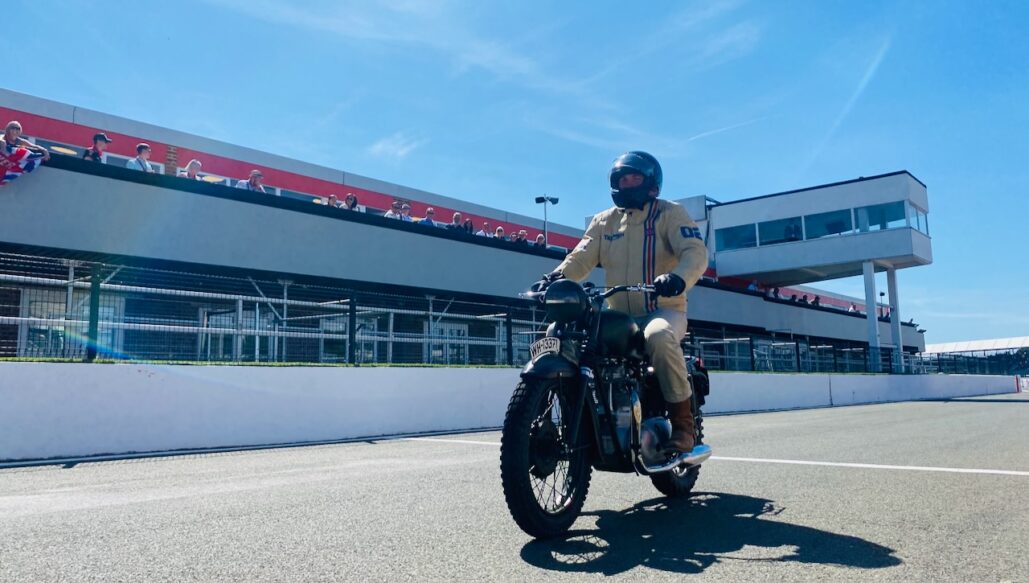 Triumph Celebrates 120th Anniversary With A Parade Lap At Silverstone Gp