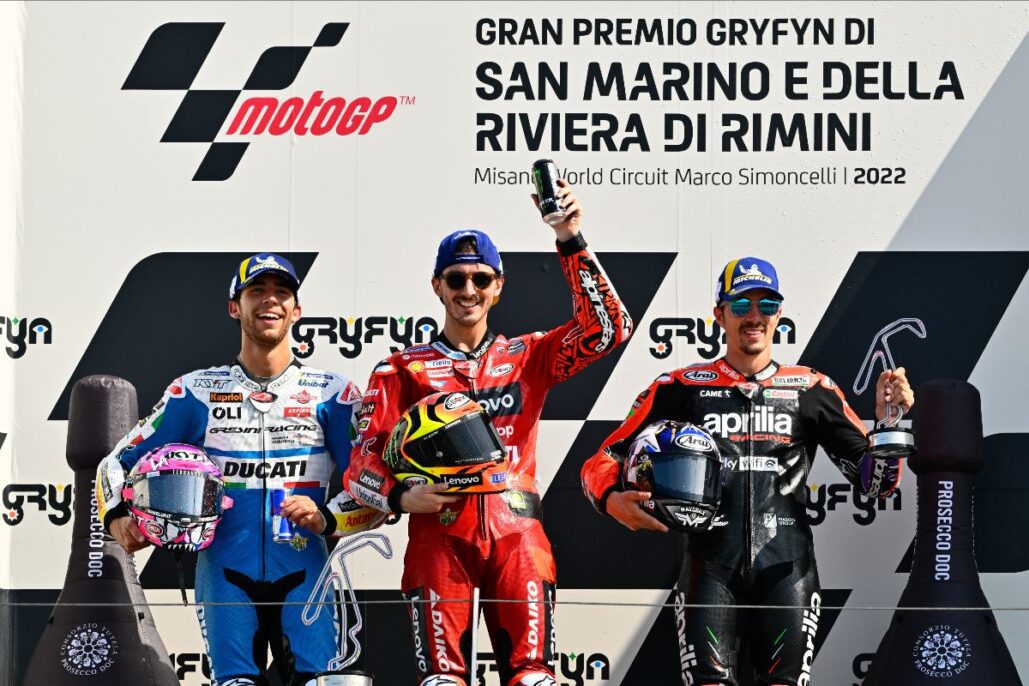 Bagnaia & Bastianini Duel To The Flag At Misano