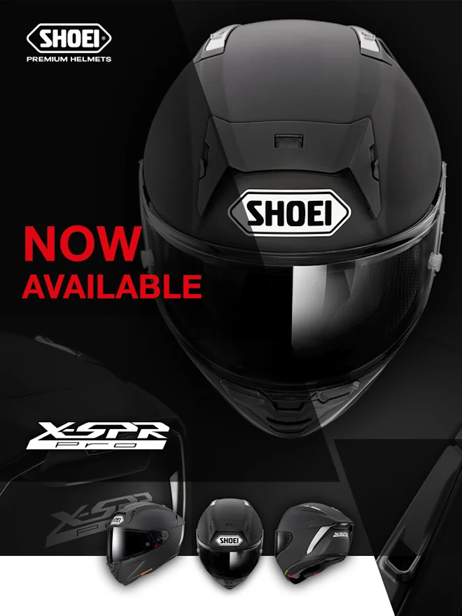 Shoei X-SPR Pro – Now Available