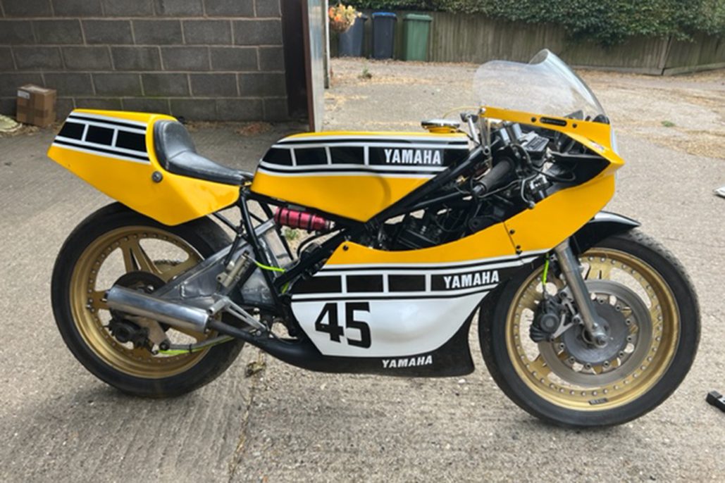 A highly collectable motorbike of Steve Hislop
