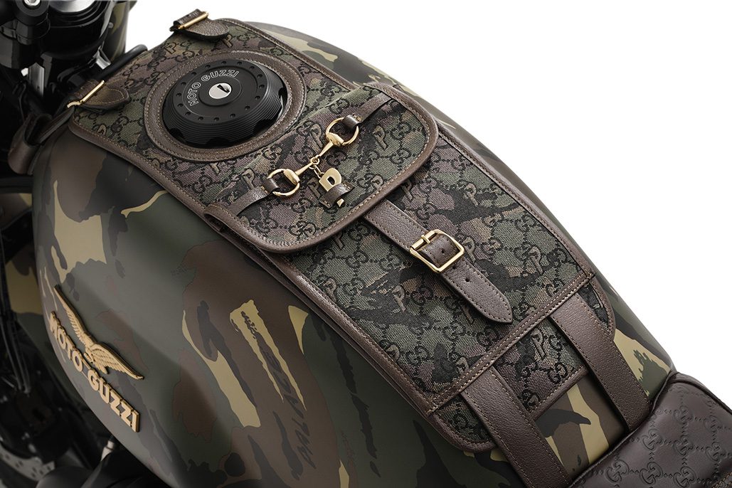 Gucci, Moto Guzzi & Palace: Fashion Meets Military with Limited V7 -  webBikeWorld