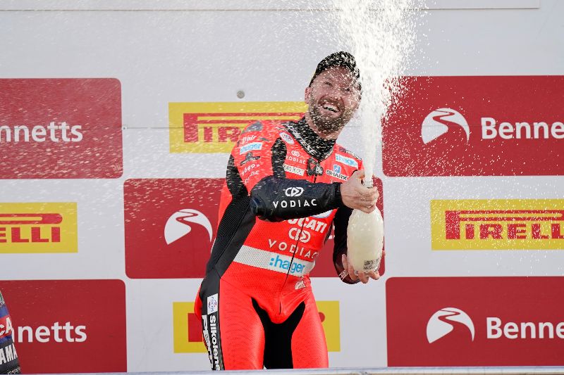 Sykes strikes to become ninth different winner with race one victory at Donington Park