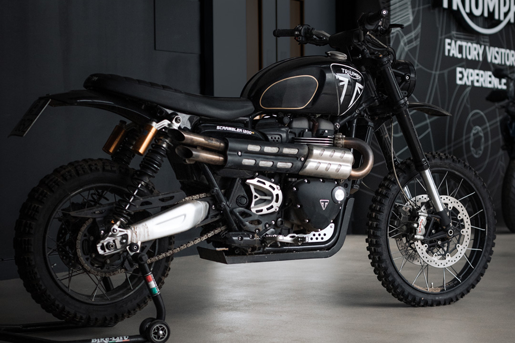 The No Time To Die Triumph Scrambler 1200 XE Sold For £138,600