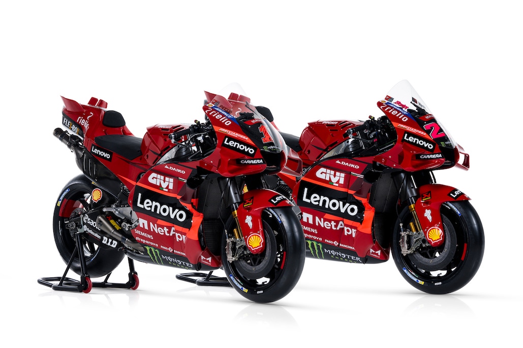 Ducati Lenovo Team Unveils 2023 Livery At Madonna Di Campiglio