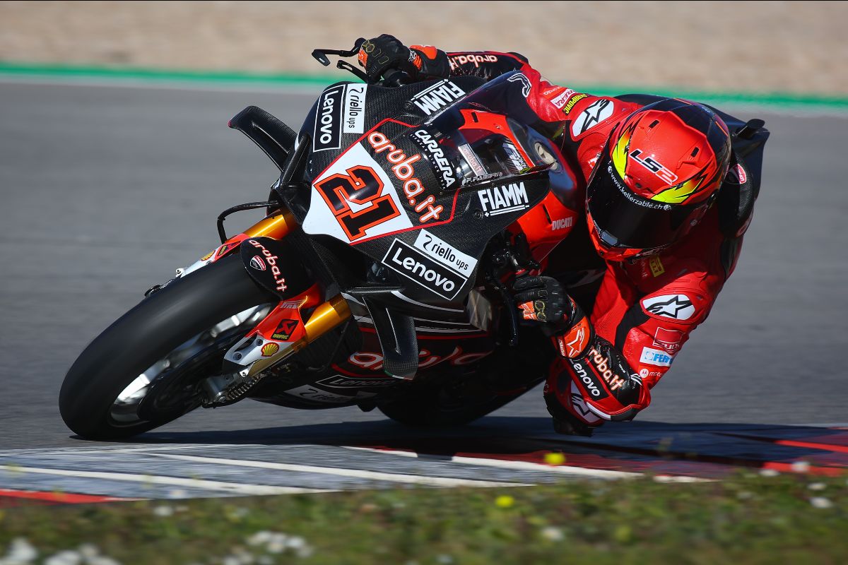 Ducati’s Rinaldi sets the pace on opening day of Portimao test