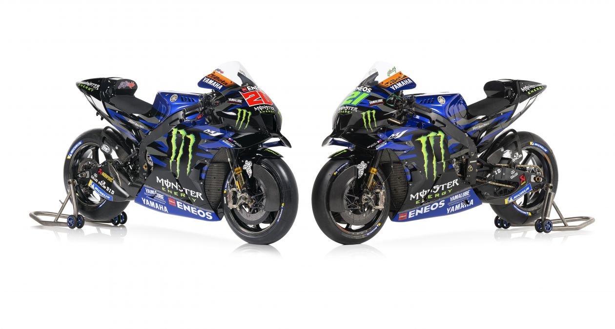 Monster Energy Yamaha Motogp Unveil New 2023 Yamaha Yzr-m1 Livery