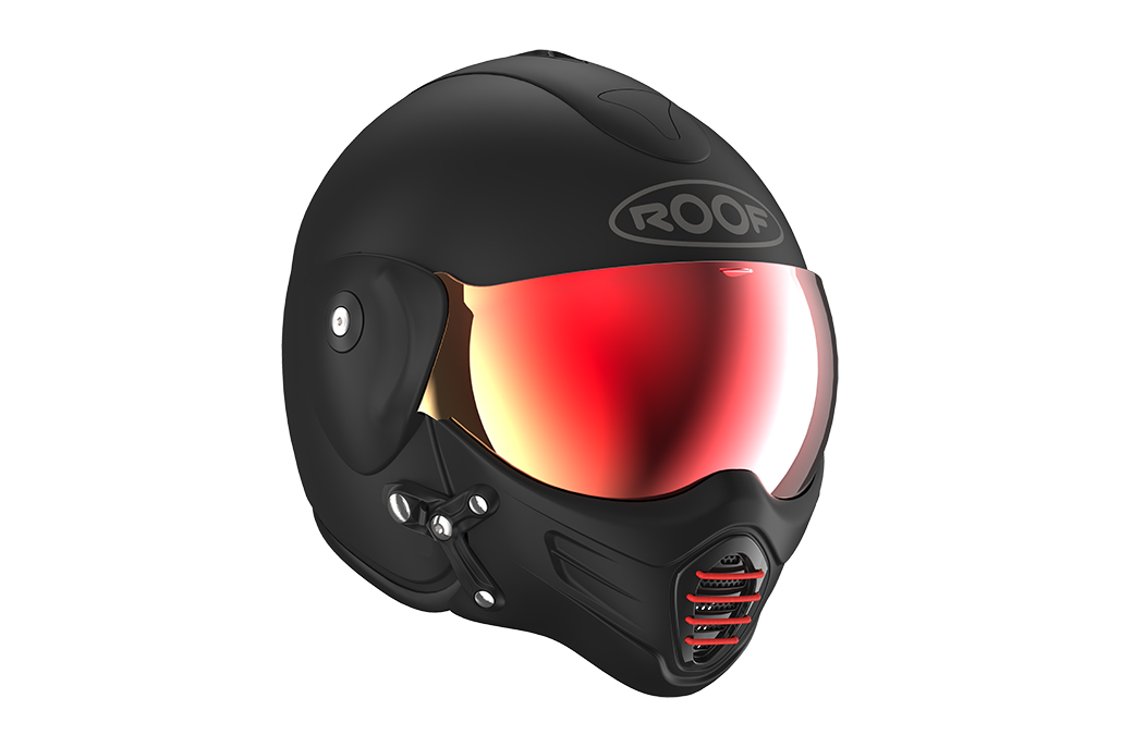 New Roof Jet Helmet Roadster Iron Red