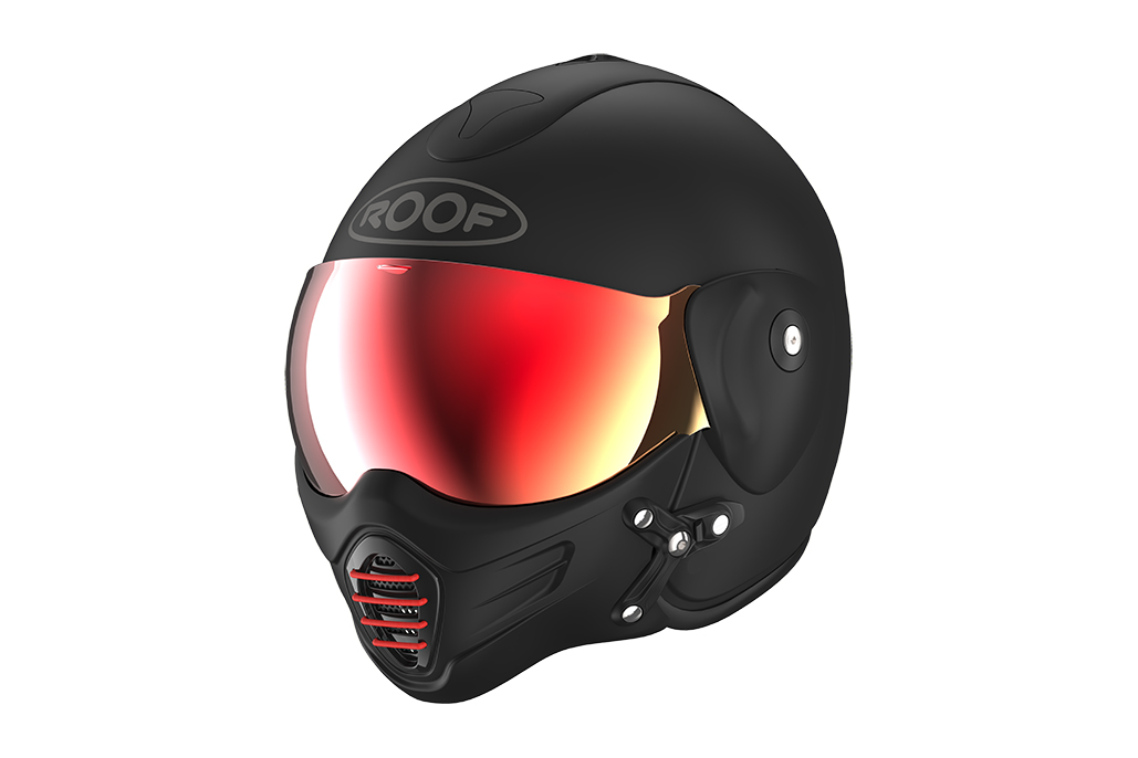 New Roof Jet Helmet Roadster Iron Red