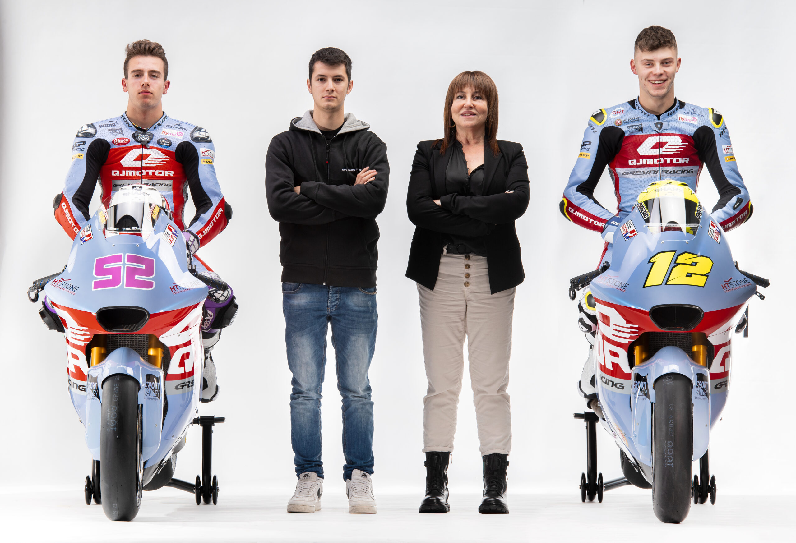 Team Moto2 Qjmotor Gresini Racing Ready For Battle