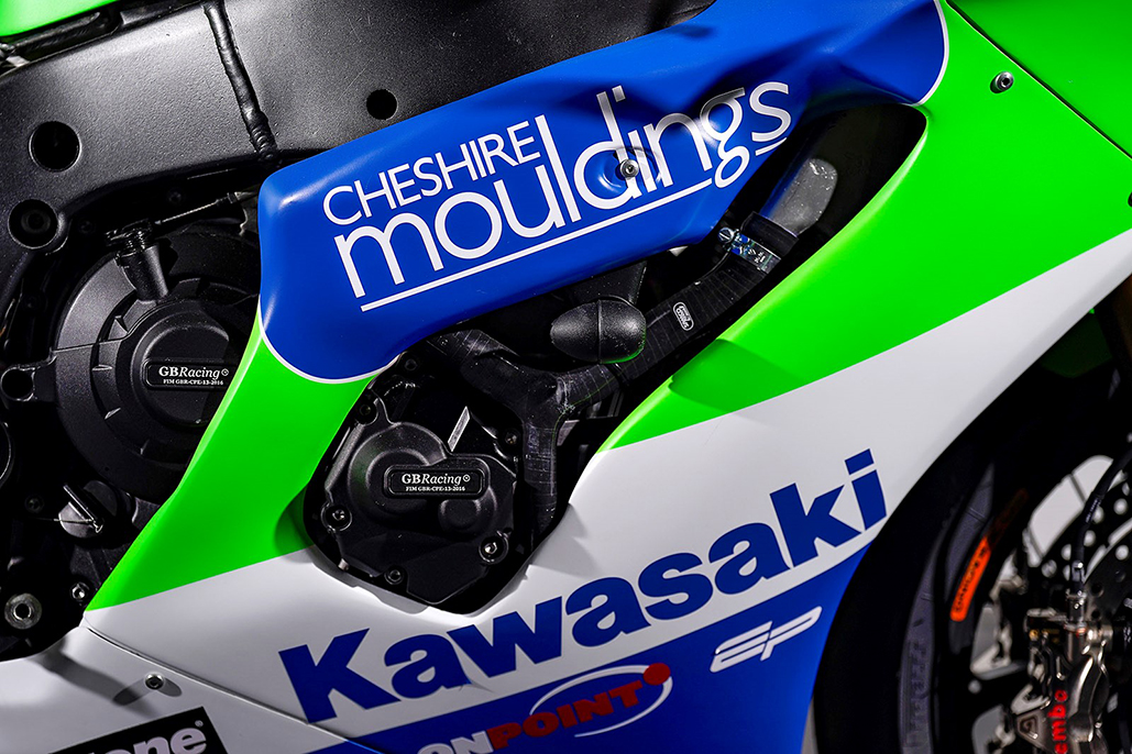 Cheshire Mouldings Continue As Title Sponsor Of The Fs‑3 Racing Kawasaki Team