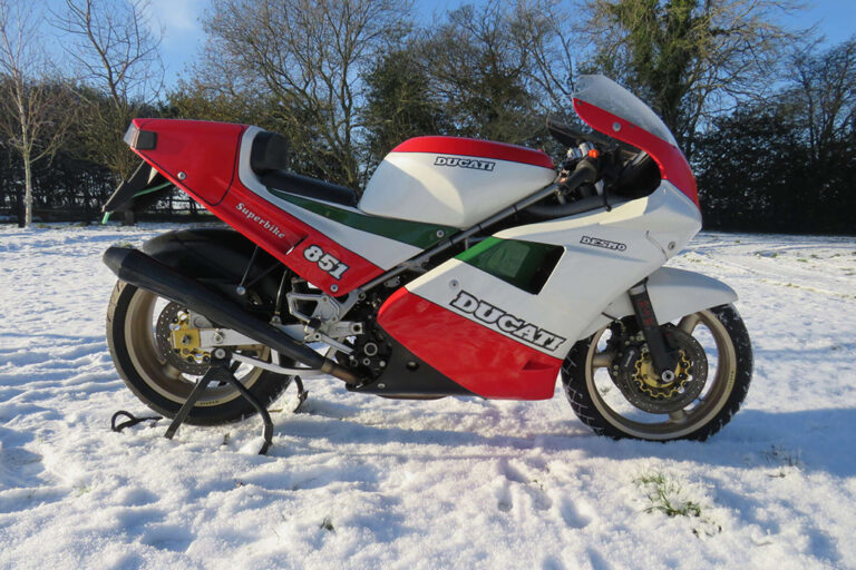 One Of The Greatest Bike Racers, Ron Haslam’s Kit Bike Gift From Cagiva