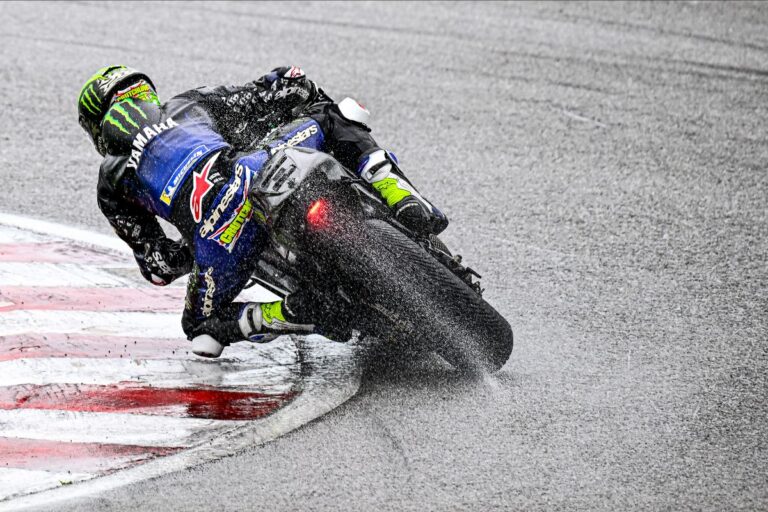 Rain Affects Play But Yamaha Remain Fastest On Day 2