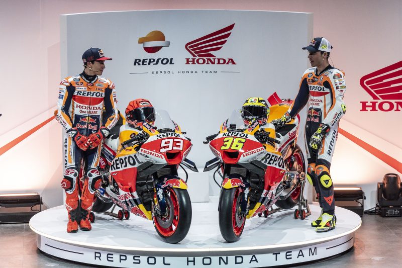 Repsol Honda Team Present 2023 Colours At Repsol Headquarters In Madrid